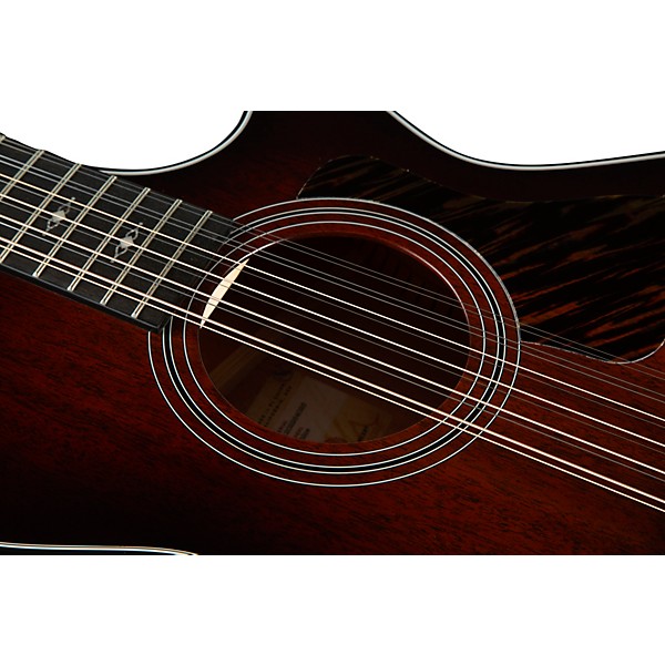 Taylor 362ce 12-Fret 12-String Grand Concert Acoustic-Electric Guitar Shaded Edge Burst