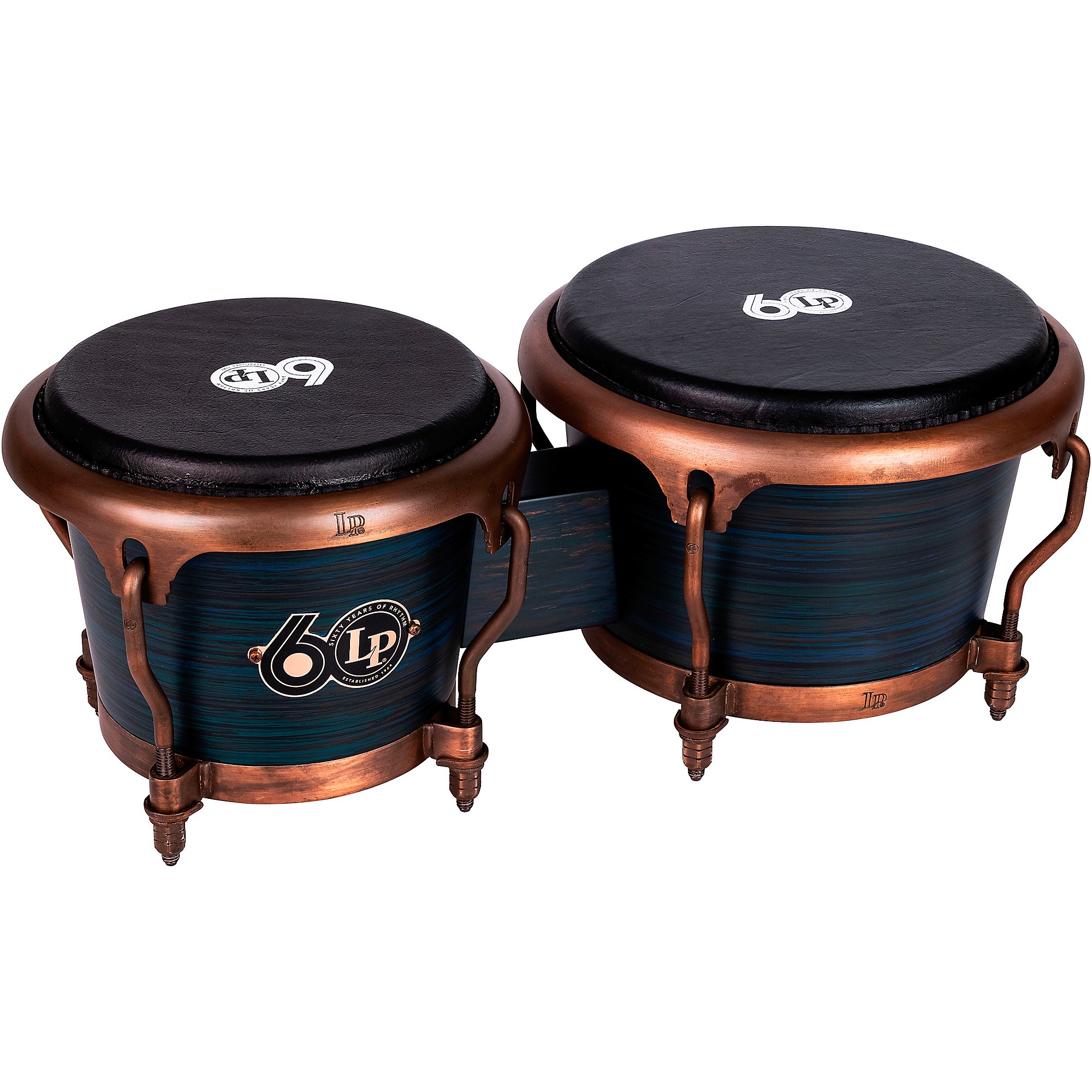 LP LP 60th Anniversary Fiberglass Bongos Set with Rustic