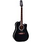 Open Box Takamine EF341SC Pro Series Dreadnought Cutaway Acoustic-Electric Guitar Level 2 Black 197881131739