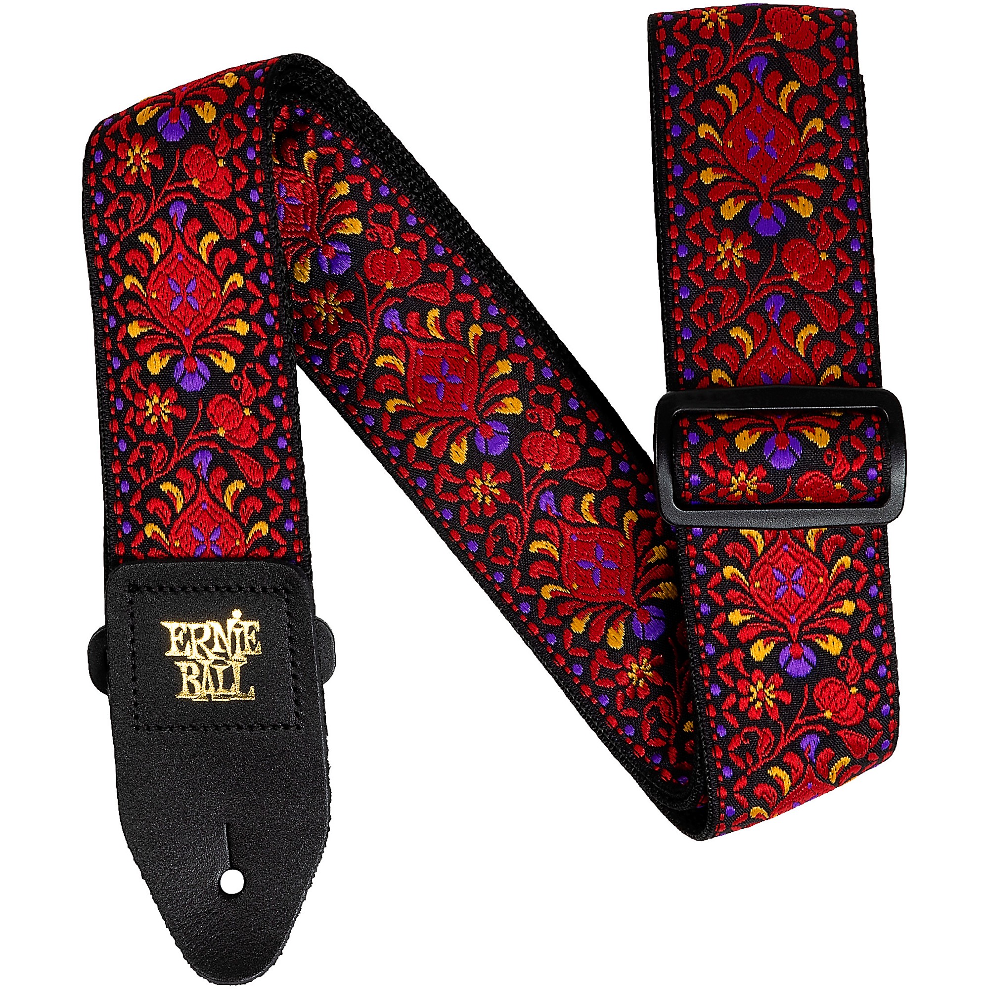 Ernie Ball Classic Jacquard Polypro Guitar Strap Crimson Royal