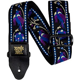 Ernie Ball Classic Jacquard Polypro Guitar Strap Purple Pheasant 2 in.