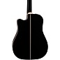 Takamine EF381DX 12-String Dreadnought Cutaway Acoustic-Electric Guitar Black