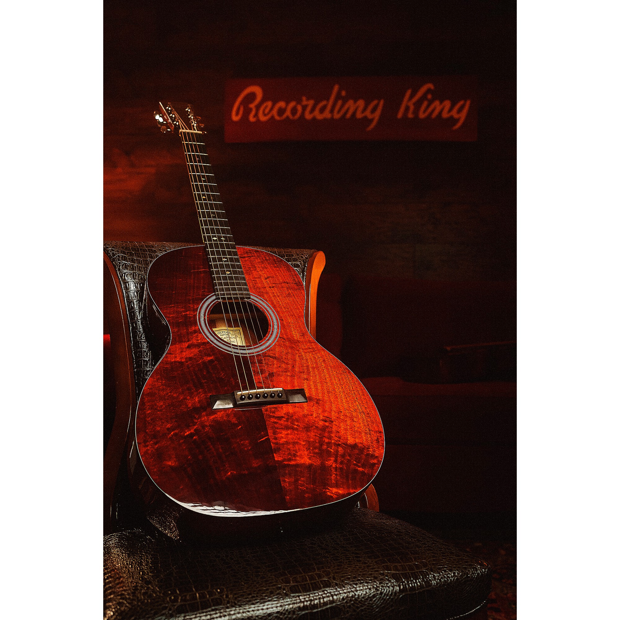 Recording King ROS-729 Tonewood Reserve Koa 000 12-Fret