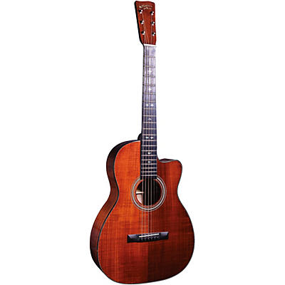 Recording King Rp2-729-C Tonewood Reserve Koa 00 Cutaway Acoustic Guitar Natural for sale