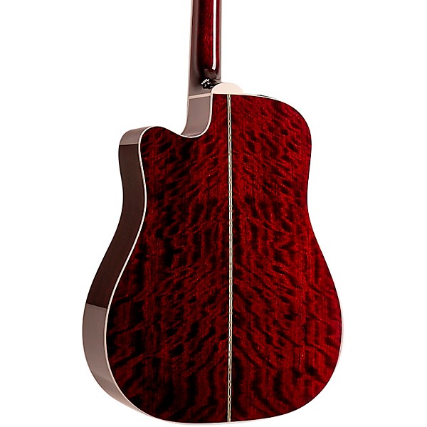 Takamine JJ325SRC 12-String John Jorgenson Signature Dreadnought Acoustic-Electric Guitar Red Satin