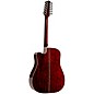 Takamine JJ325SRC 12-String John Jorgenson Signature Dreadnought Acoustic-Electric Guitar Red Satin