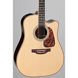 Takamine P7DC Pro Series Dreadnought Cutaway Acoustic-Electric Guitar Natural
