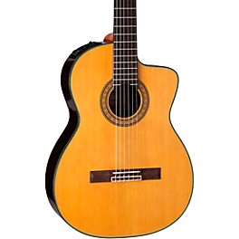 Takamine TC132SC Classical Nylon-String Cutaway Acoustic-Electric Guitar Natural