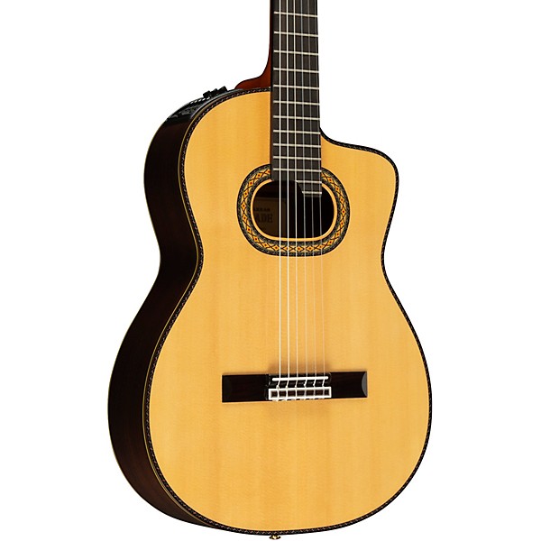 Takamine TH90 Hirade Classical Nylon-String Acoustic-Electric Guitar Natural