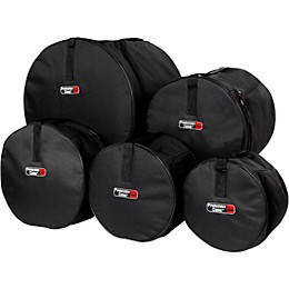 Gator 5-Piece Jazz Fusion Drum Bag Set Black