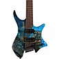 strandberg Boden J Artisan 7 Tremolo Wenge Buckeye Electric Guitar Navy Blue Stain with Sky Blue Resin thumbnail