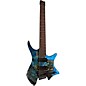 strandberg Boden J Artisan 7 Tremolo Wenge Buckeye Electric Guitar Navy Blue Stain with Sky Blue Resin