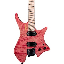 strandberg Boden J Artisan 6 Maple Tochi Electric Guitar Trans Pink