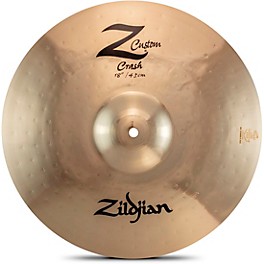 Zildjian Z Custom Crash Cymbal 20 in. Zildjian Z Custom Crash Cymbal 18 in.