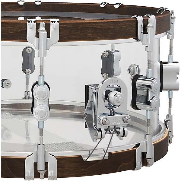 PDP by DW 25th Anniversary Clear Acrylic Snare Drum 14 x 6.5 in.