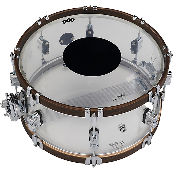 PDP by DW 25th Anniversary Clear Acrylic Snare Drum 14 x 6.5 in.
