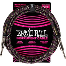 Ernie Ball Braided Instrument Cable Straight/St... Ernie Ball Braided Instrument Cable Straight/Straight 10 ft. Purple Python