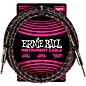 Ernie Ball Braided Instrument Cable Straight/Straight 10 ft. Purple Python thumbnail