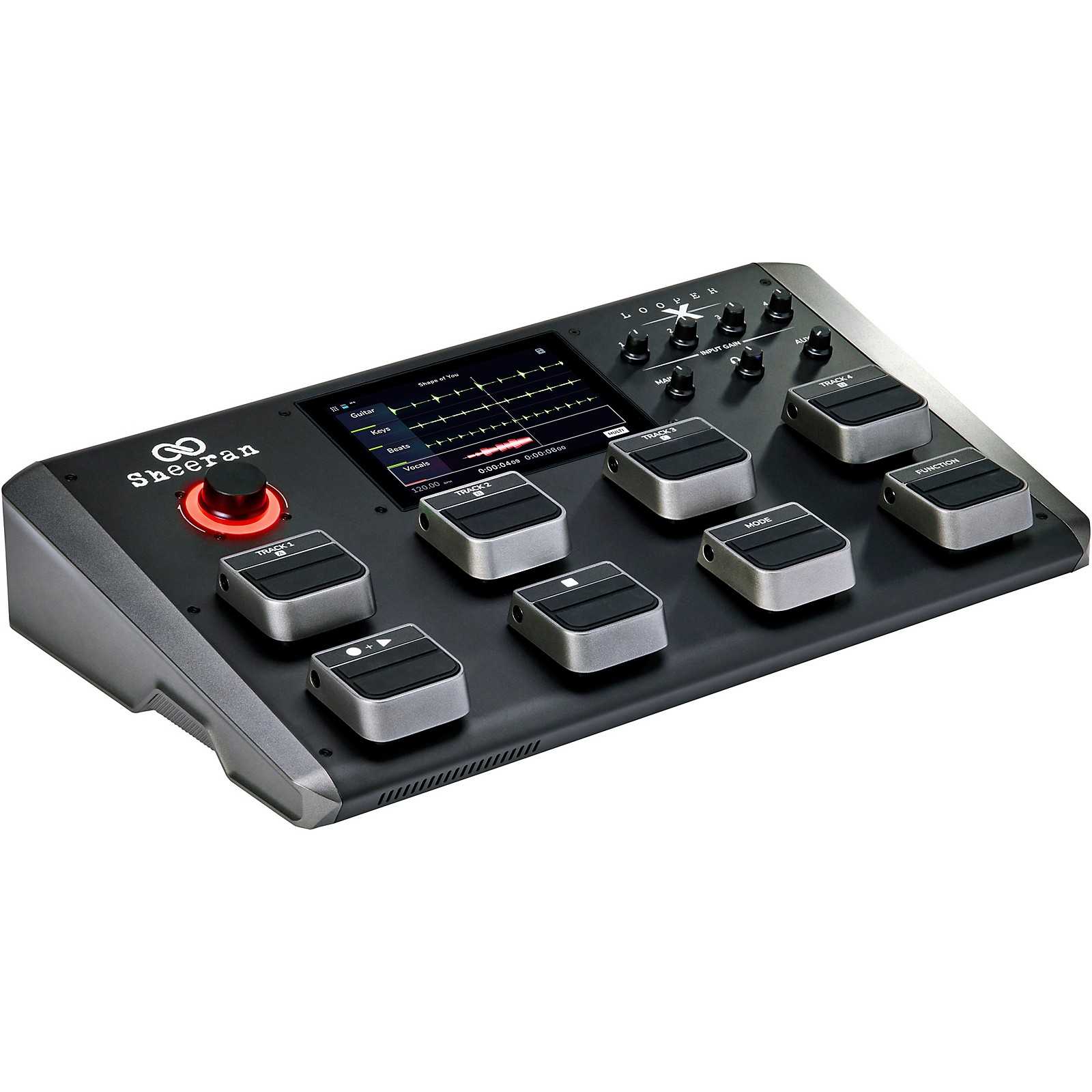 Sheeran Looper Looper X MultiTrack Looper Workstation Black Guitar