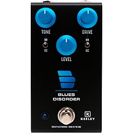 Keeley Blues Disorder Overdrive & Distortion Effects Pedal Black/Blue