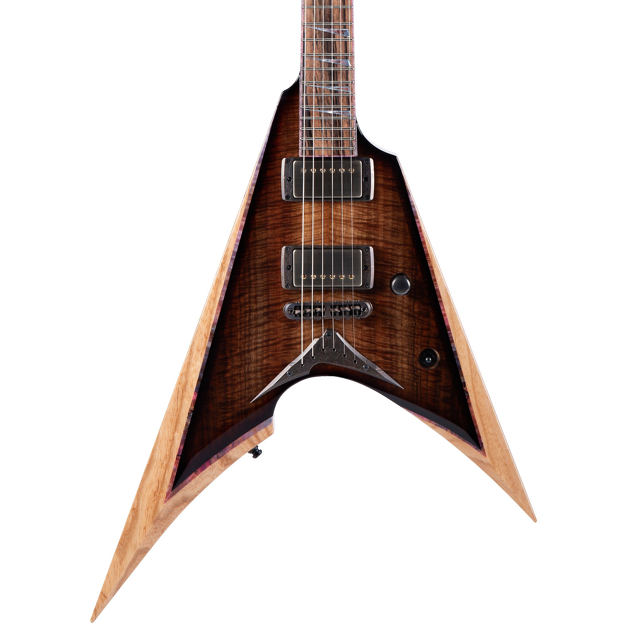 s*a様 ESP ARROW 美品 Platinum ESP Arrow CTM NT Electric Guitar See-Thru Brown Burst