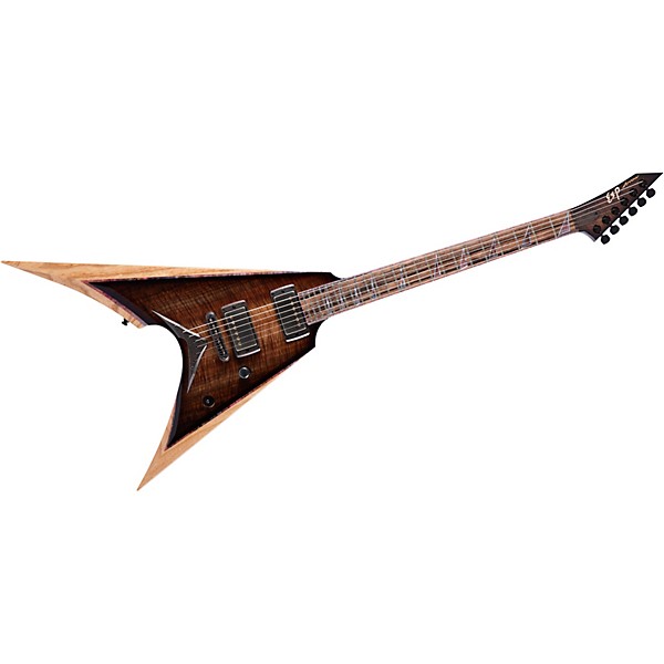 ESP Arrow CTM NT Electric Guitar See-Thru Brown Burst