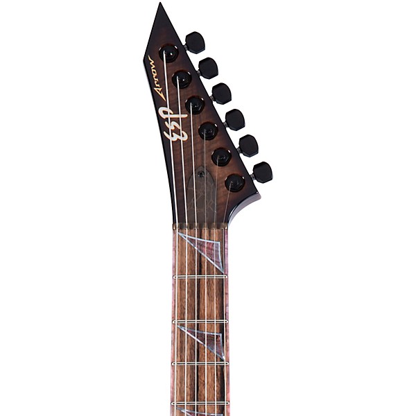 ESP Arrow CTM NT Electric Guitar See-Thru Brown Burst