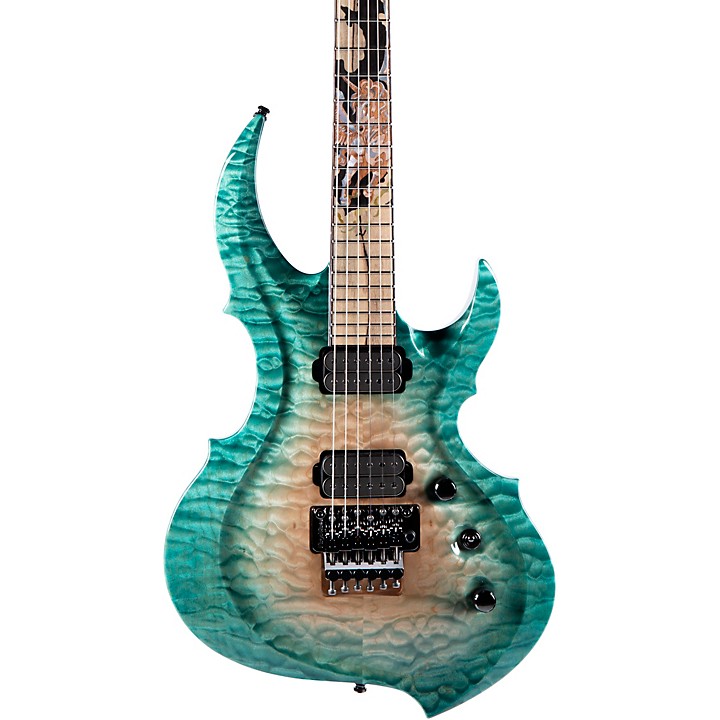 Platinum ESP FRX CTM FR Electric Guitar Apex Green Burst | Guitar