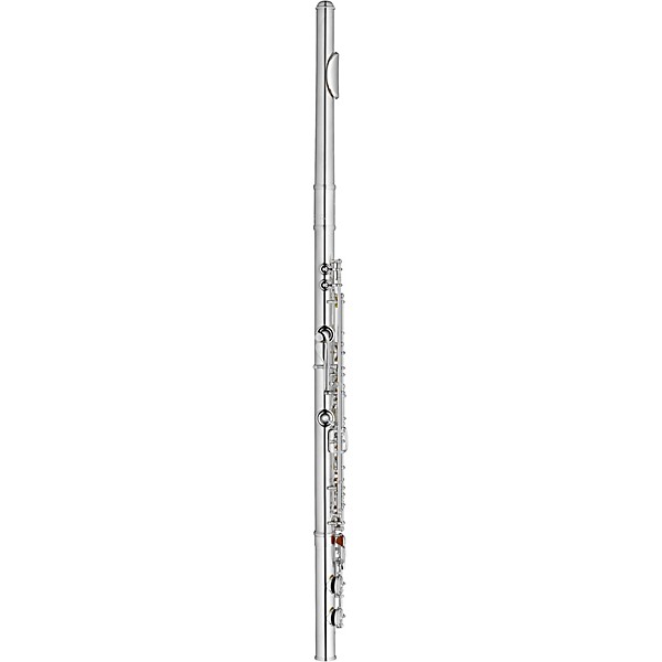 Wm. S Haynes Amadeus Student Flute: silver-plated headjoint, body, and mechanism, plateau keys, French pointed arms, offse...