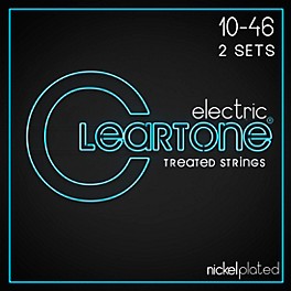 Cleartone 2-Pack Nickel-Plated Steel Electric Guitar ... Cleartone 2-Pack Nickel-Plated Steel Electric Guitar Strings 10 - 46