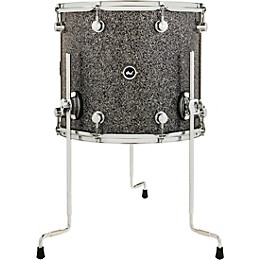 DW DWe Wireless Acoustic/Electronic Convertible Floor Tom with Legs 14 x 12 in. Finish Ply Black Galaxy