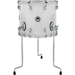 DW DWe Wireless Acoustic/Electronic Convertible Floor Tom with Legs 14 x 12 in. Finish Ply White Marine Pearl