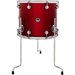 ... DW DWe Wireless Acoustic/Electronic Convertible Floor Tom with Legs 16 x 14 in. Lacquer Custom Specialty Black Cherry Metallic