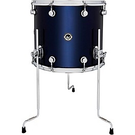 ... DW DWe Wireless Acoustic/Electronic Convertible Floor Tom with Legs 16 x 14 in. Lacquer Custom Specialty Midnight Blue Metallic