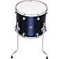 DW DWe Wireless Acoustic/Electronic Convertible Floor Tom with Legs 16 x 14 in. Lacquer Custom Specialty Midnight Blue Met...