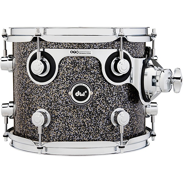 DW DWe Wireless Acoustic/Electronic Convertible Tom with STM 10 x 8 in. Finish Ply Black Galaxy