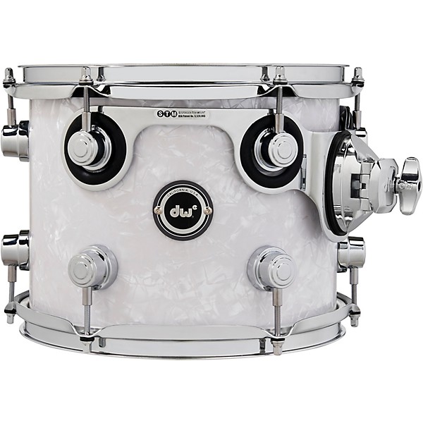 DW DWe Wireless Acoustic/Electronic Convertible Tom with STM 10 x 8 in. Finish Ply White Marine Pearl