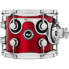 DW D... DW DWe Wireless Acoustic/Electronic Convertible Tom with STM 8 x 7 in. Lacquer Custom Specialty Black Cherry Metallic