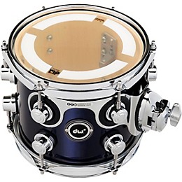 DW DWe Wireless Acoustic/Electronic Convertible Tom with STM 8 x 7 in. Lacquer Custom Specialty Midnight Blue Metallic