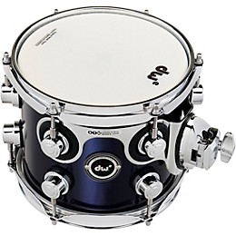 DW DWe Wireless Acoustic/Electronic Convertible Tom with STM 8 x 7 in. Lacquer Custom Specialty Midnight Blue Metallic