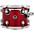 DW ... DW DWe Wireless Acoustic/Electronic Convertible Tom with STM 12 x 9 in. Lacquer Custom Specialty Black Cherry Metallic