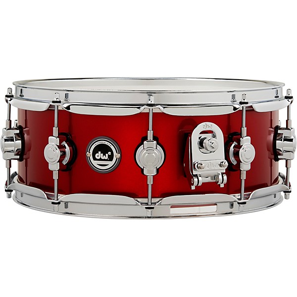 DW DWe Wireless Acoustic/Electronic Convertible Snare Drum 14 x 5 in. Lacquer Custom Specialty Black Cherry Metallic