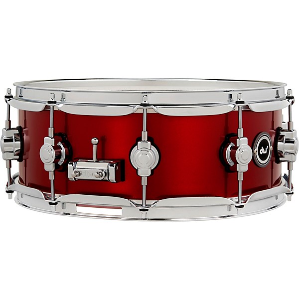 DW DWe Wireless Acoustic/Electronic Convertible Snare Drum 14 x 5 in. Lacquer Custom Specialty Black Cherry Metallic