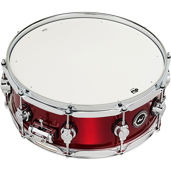 DW DWe Wireless Acoustic/Electronic Convertible Snare Drum 14 x 5 in. Lacquer Custom Specialty Black Cherry Metallic