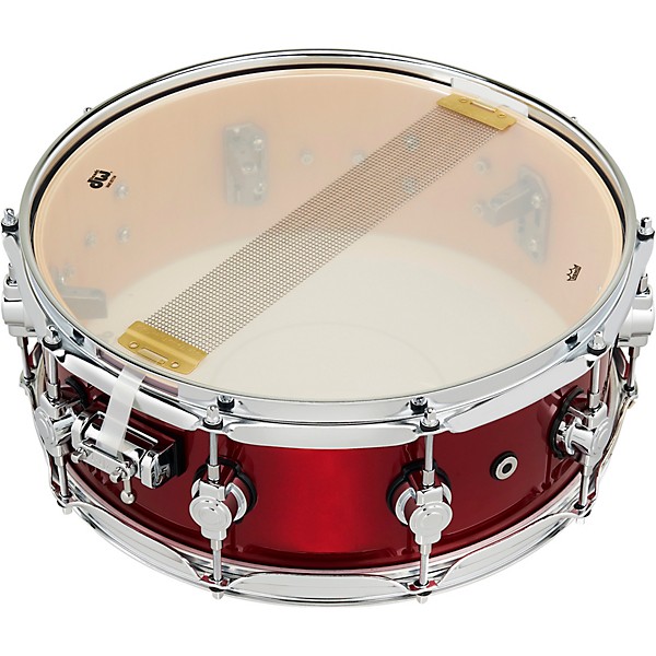 DW DWe Wireless Acoustic/Electronic Convertible Snare Drum 14 x 5 in. Lacquer Custom Specialty Black Cherry Metallic