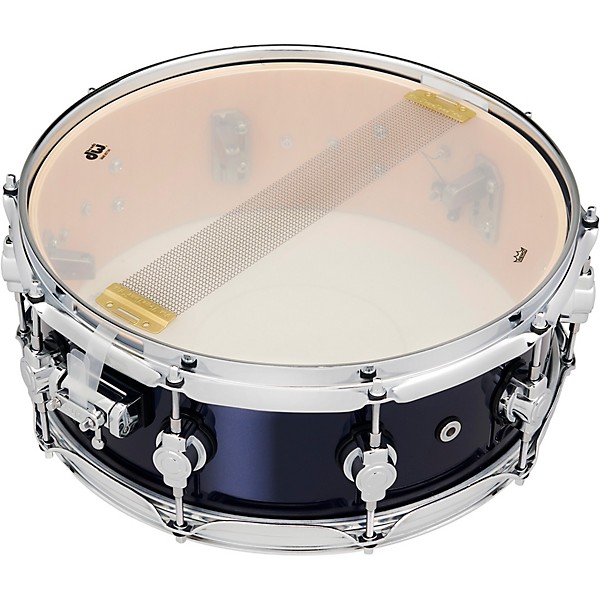 DW DWe Wireless Acoustic/Electronic Convertible Snare Drum 14 x 5 in. Lacquer Custom Specialty Midnight Blue Metallic