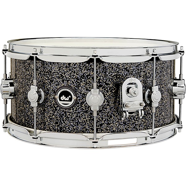 DW DWe Wireless Acoustic/Electronic Convertible Snare Drum 14 x 6.5 in. Finish Ply Black Galaxy