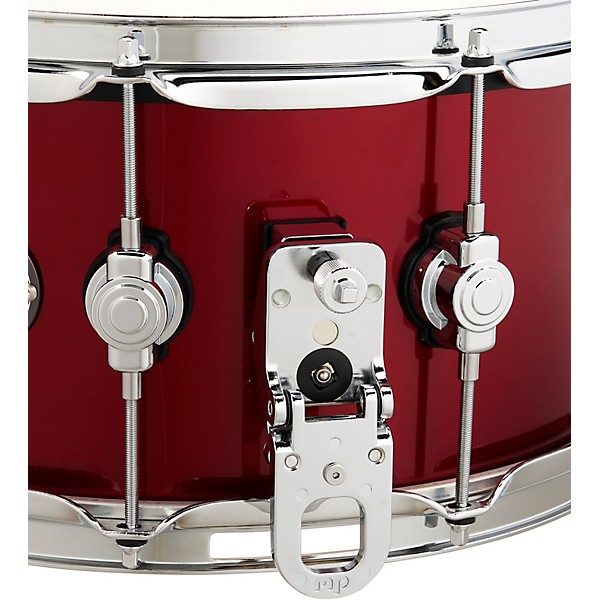 DW DWe Wireless Acoustic/Electronic Convertible Snare Drum 14 x 6.5 in. Lacquer Custom Specialty Black Cherry Metallic