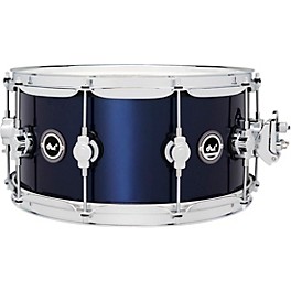 DW... DW DWe Wireless Acoustic/Electronic Convertible Snare Drum 14 x 6.5 in. Lacquer Custom Specialty Midnight Blue Metallic