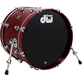 DW DW... DW DWe Wireless Acoustic/Electronic Convertible Bass Drum 20 x 14 in. Lacquer Custom Specialty Black Cherry Metallic